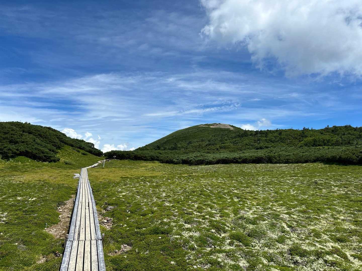 芝沢ゲート-易老渡-易老岳-三吉平-イザルガ岳-光岳 往復コースの写真