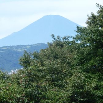 浅間山から富士山！