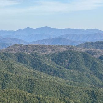 天神獄、カンノ木山、鷹ノ巣山、硫黄山方面