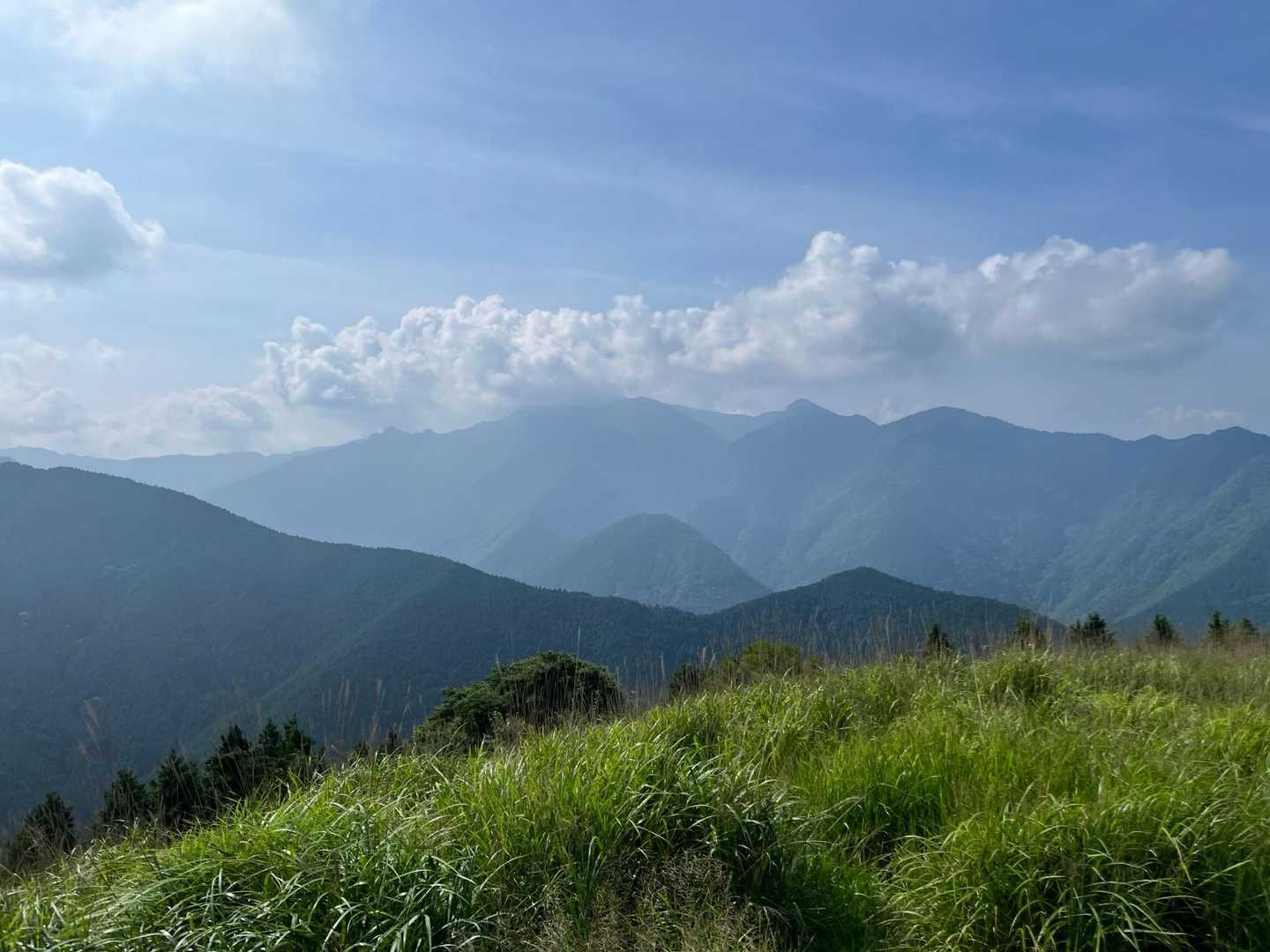 弥山、八経ヶ岳方面