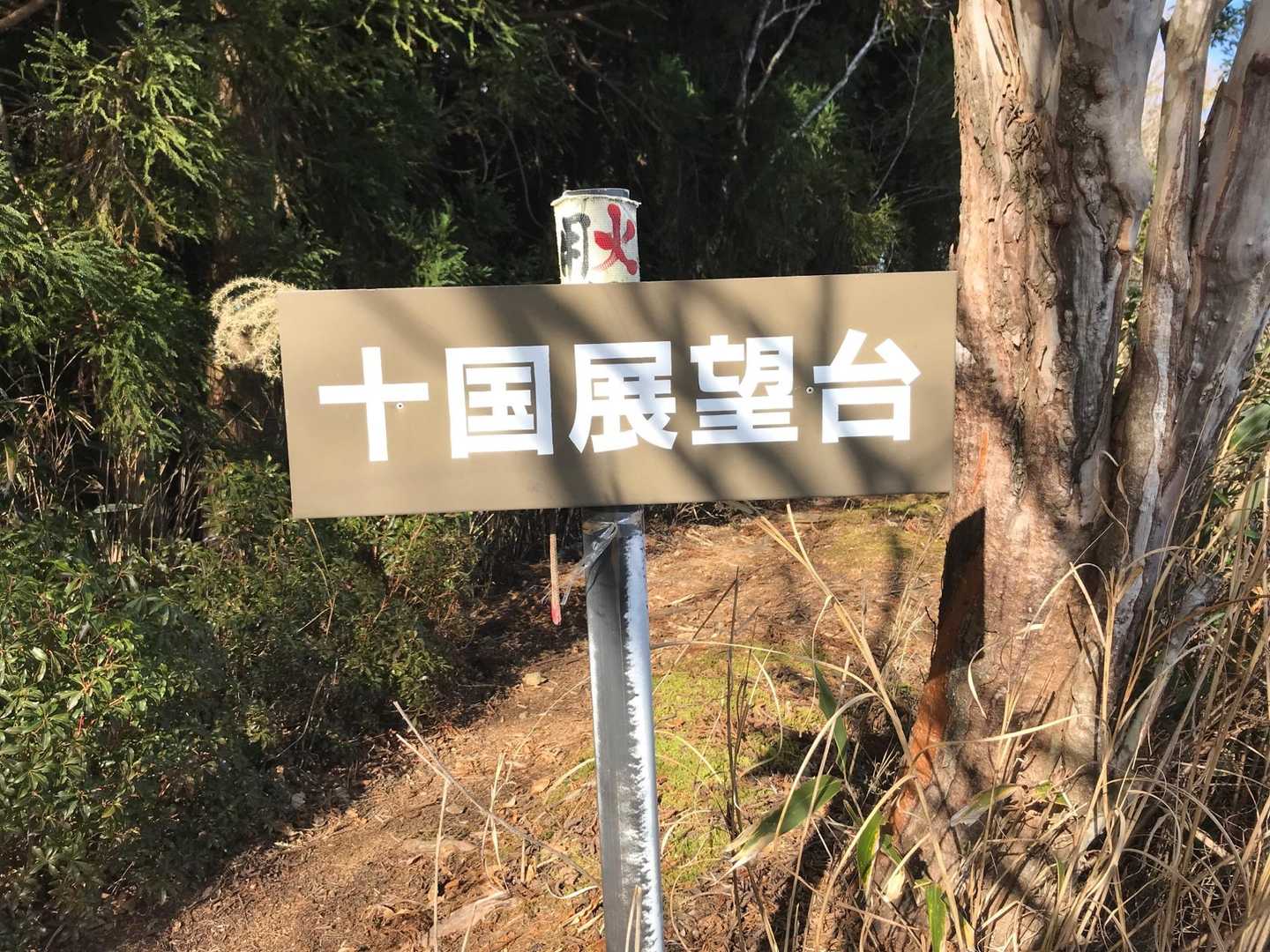 程なく十国展望台。