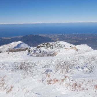 昼食後下山します