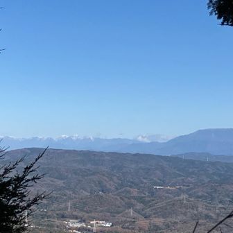 中アルプスと恵那山👀