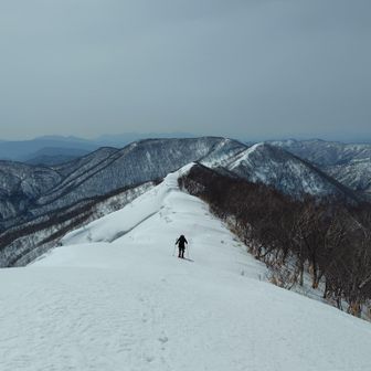 相方が三角山から私を撮影