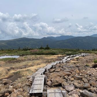 尾瀬の湿原を歩いている様です。
昨年の燧ヶ岳を思い出します。