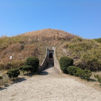 キレイな円墳！