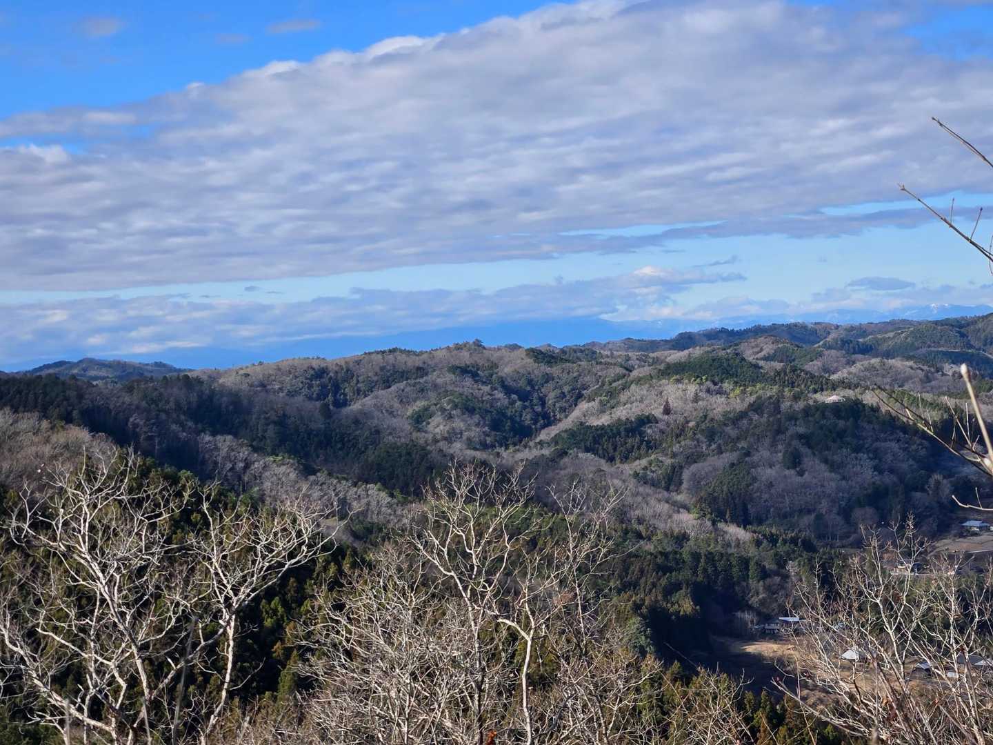 日光連山も雲の中
