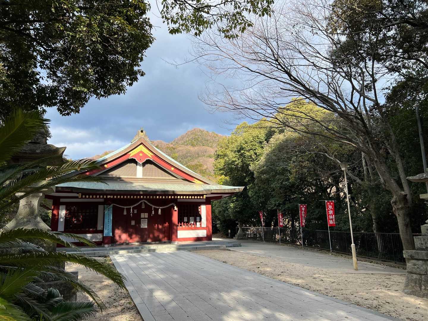 船津神社-吉松山登山口-吉松山 往復コースの写真