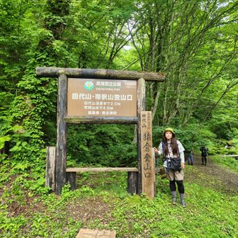 駐車場すぐ脇が登山口