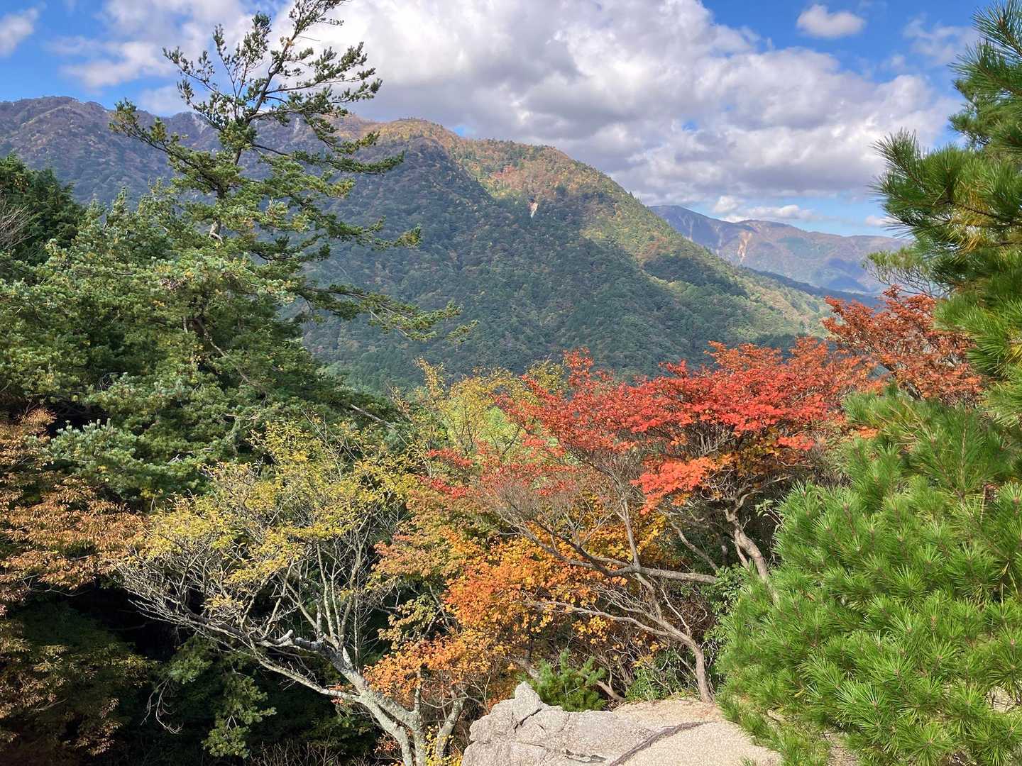 三池岳登山口-三池岳-八風峠-中峠-仙香山-釈迦ヶ岳-北山 周回コースの写真