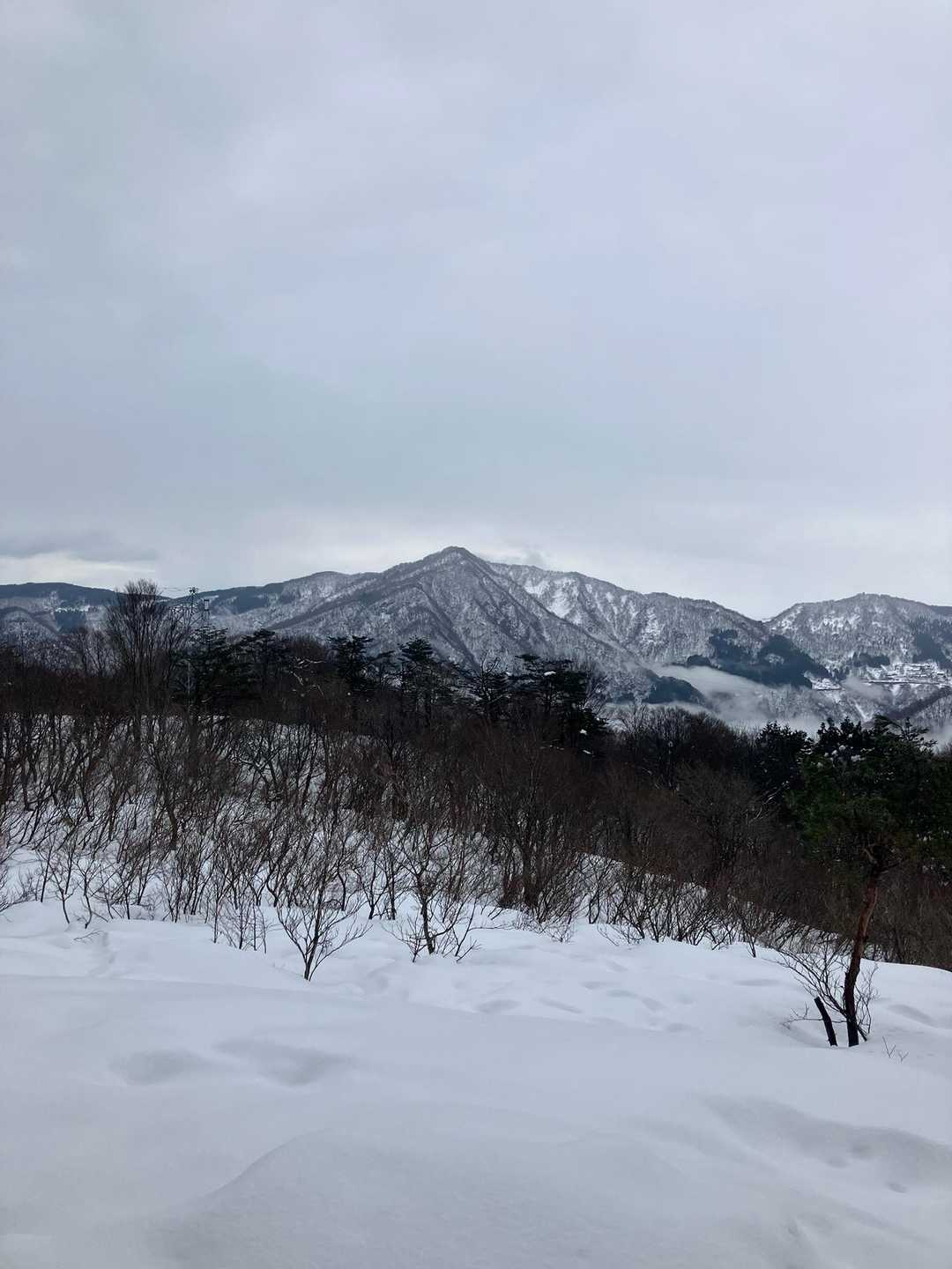 帰りは牛岳バッチリ見えました👍