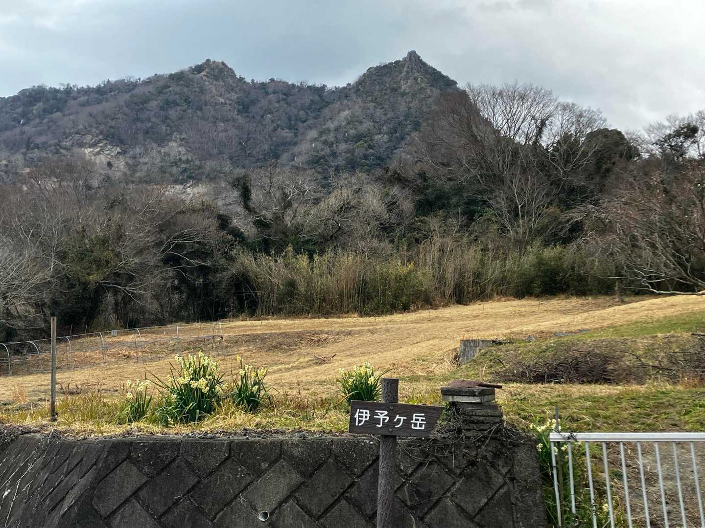 こうして見ても伊予ヶ岳南峰（右）の鎖場のところの斜面はなかなかですね⛰️

怪我なく帰って来れて良かったです🥰