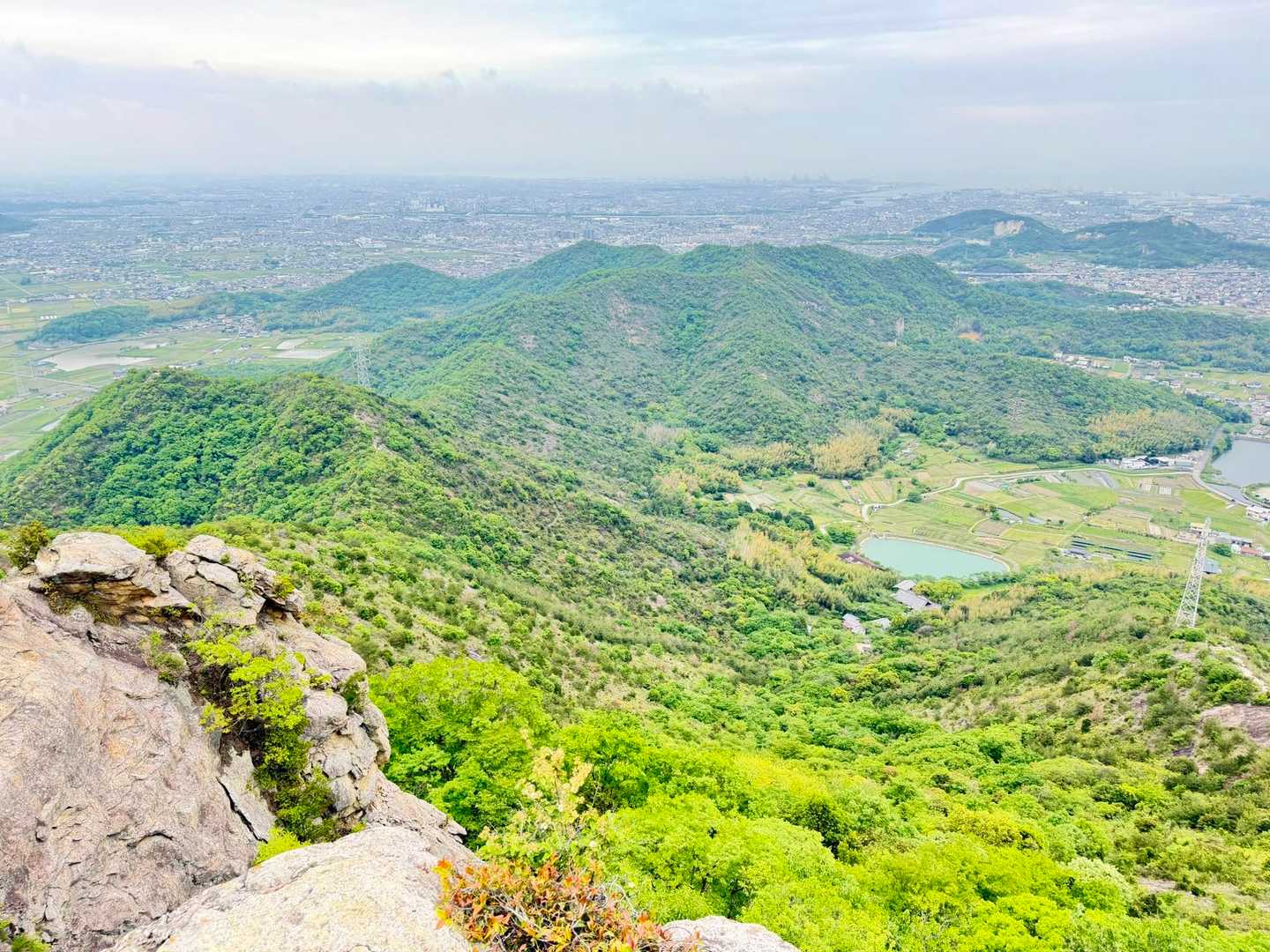 山頂岩より、これは絶景✨️