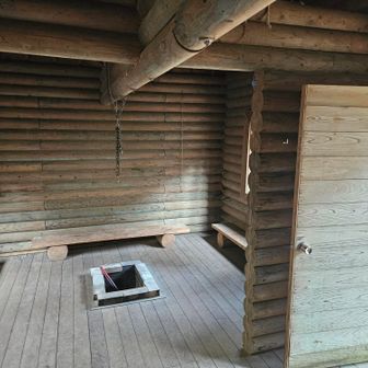 囲炉裏がある。