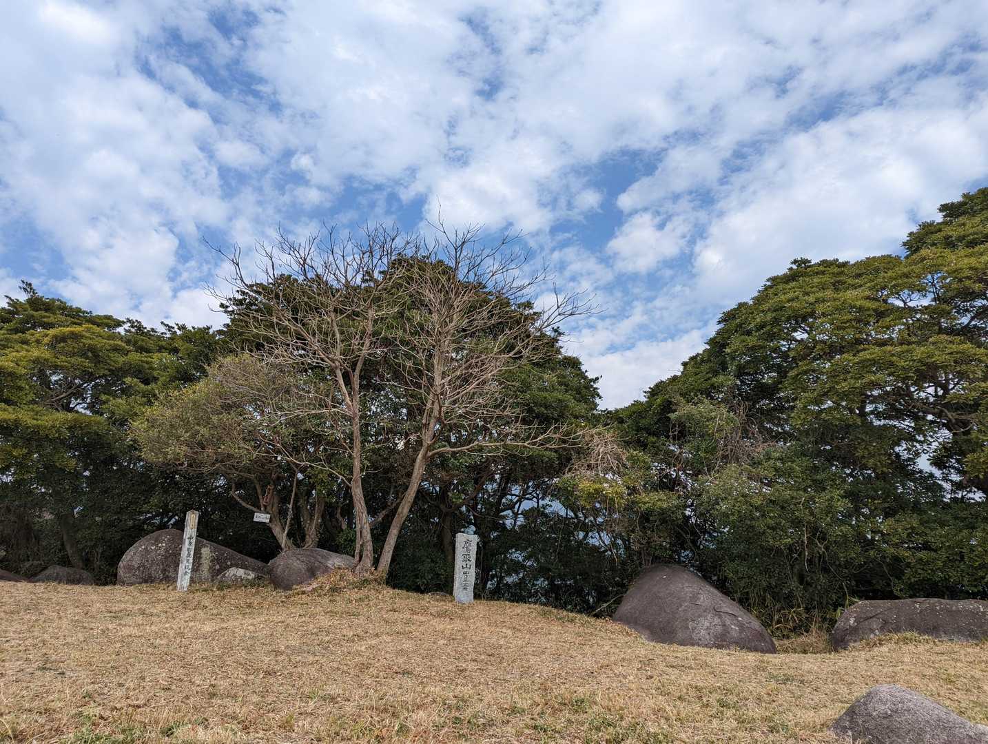 山頂はお城🏯だったとあって、広〜いです☺️
