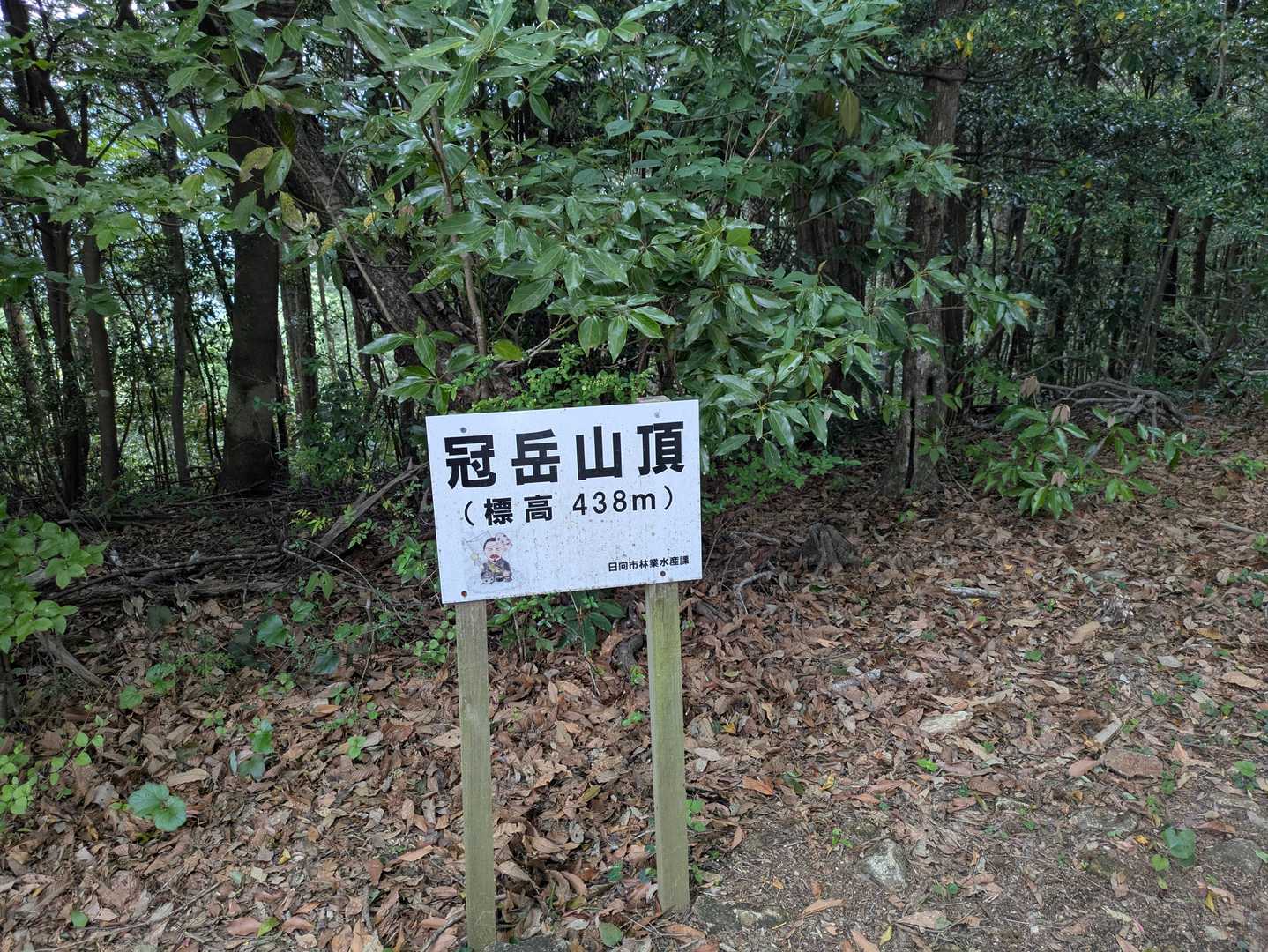 冠岳 往復コースの写真