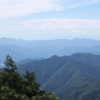 折り重なる山々が好き✨