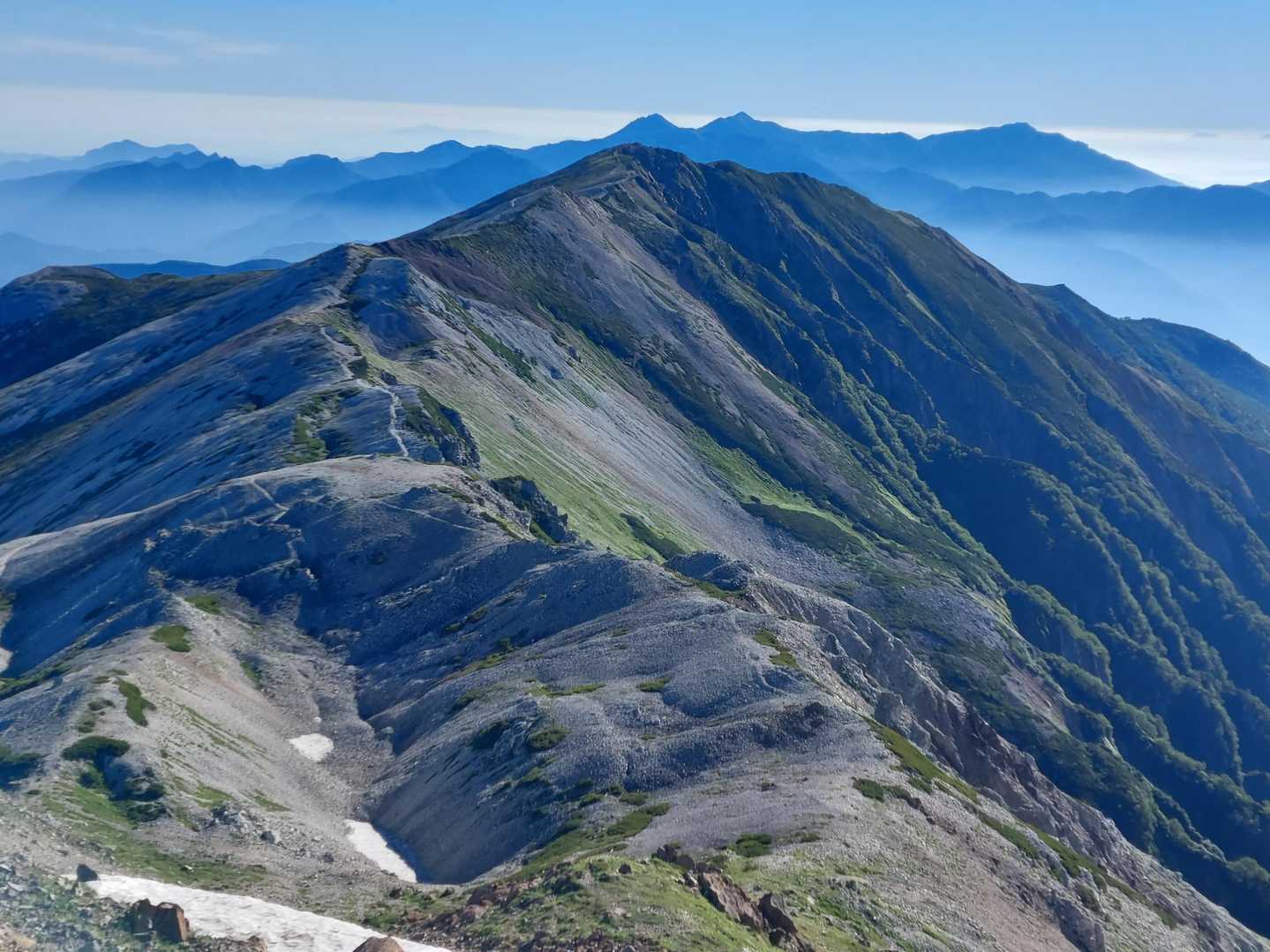 白馬岳-雪倉岳 縦走コースの写真