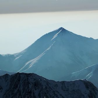 我がホーム常念岳！

大天井へのトレースは…うん、まるで期待出来なさそう