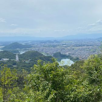 東屋から
犬山の町🏯