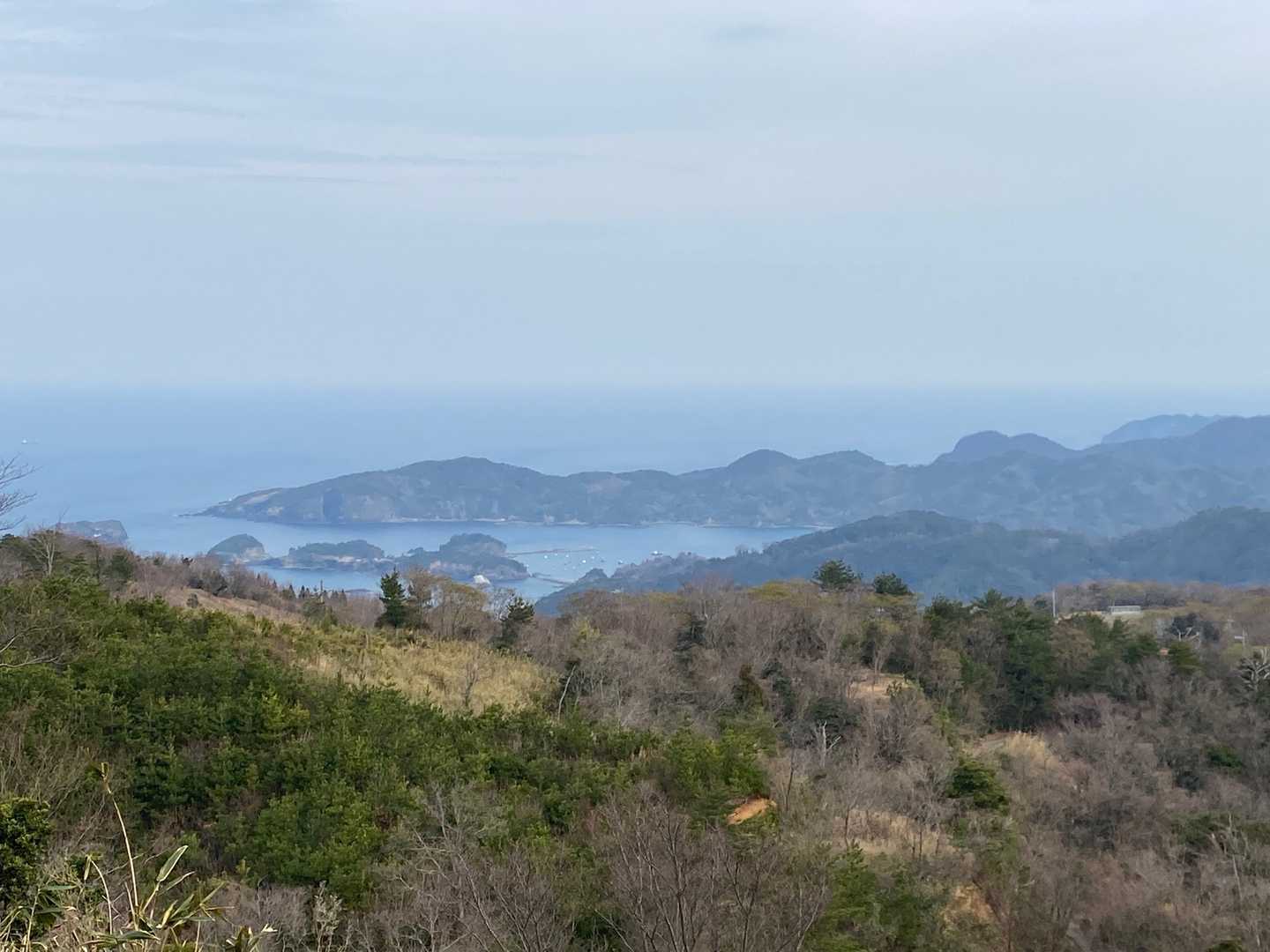 山頂から日本海側🌊