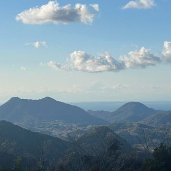 うっすら富士山