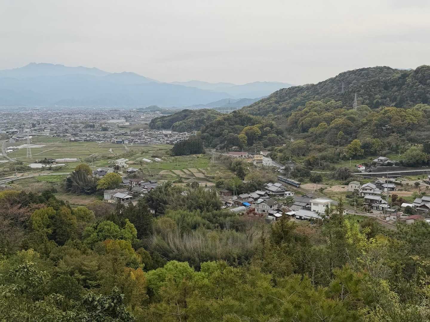 展望ポイントで予讃線🚃