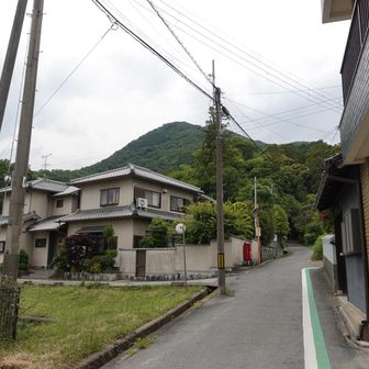 葛木倭文座天羽雷命神社に向けて歩いています。