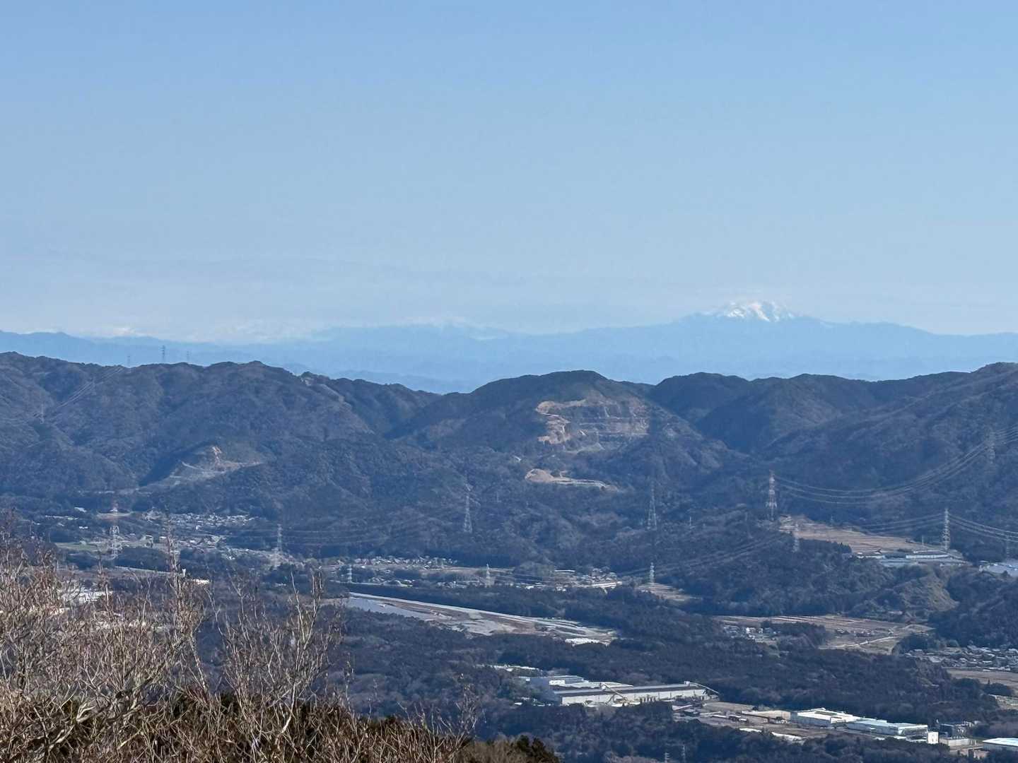 ちょっと薄いけど、御嶽山、乗鞍岳🏔️✨