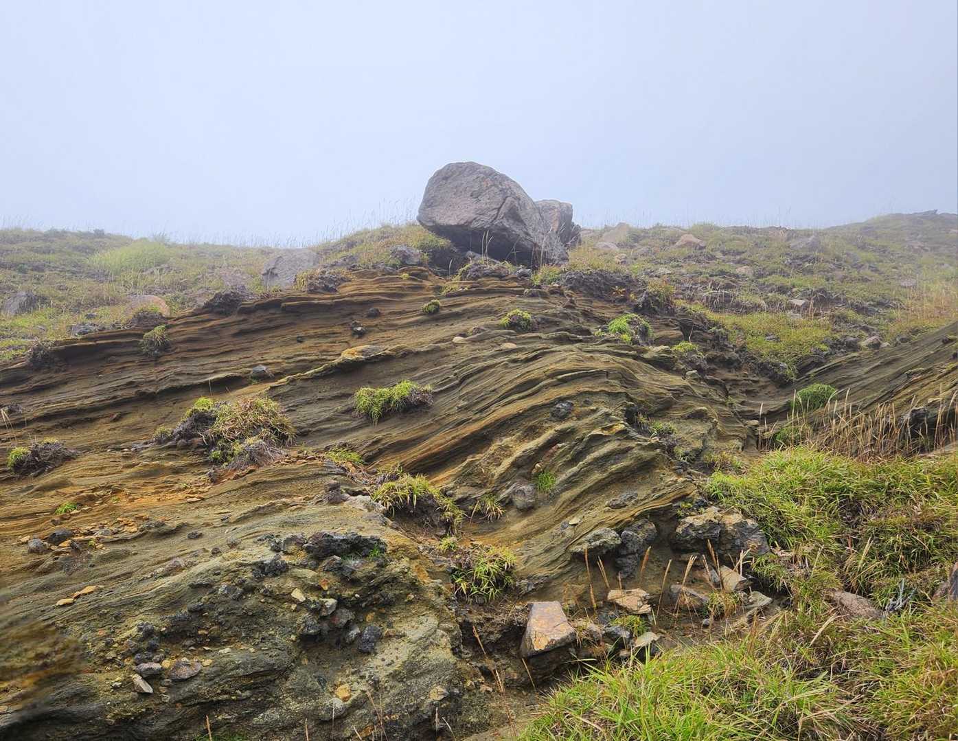 中岳-砂千里登山口 往復コースの写真