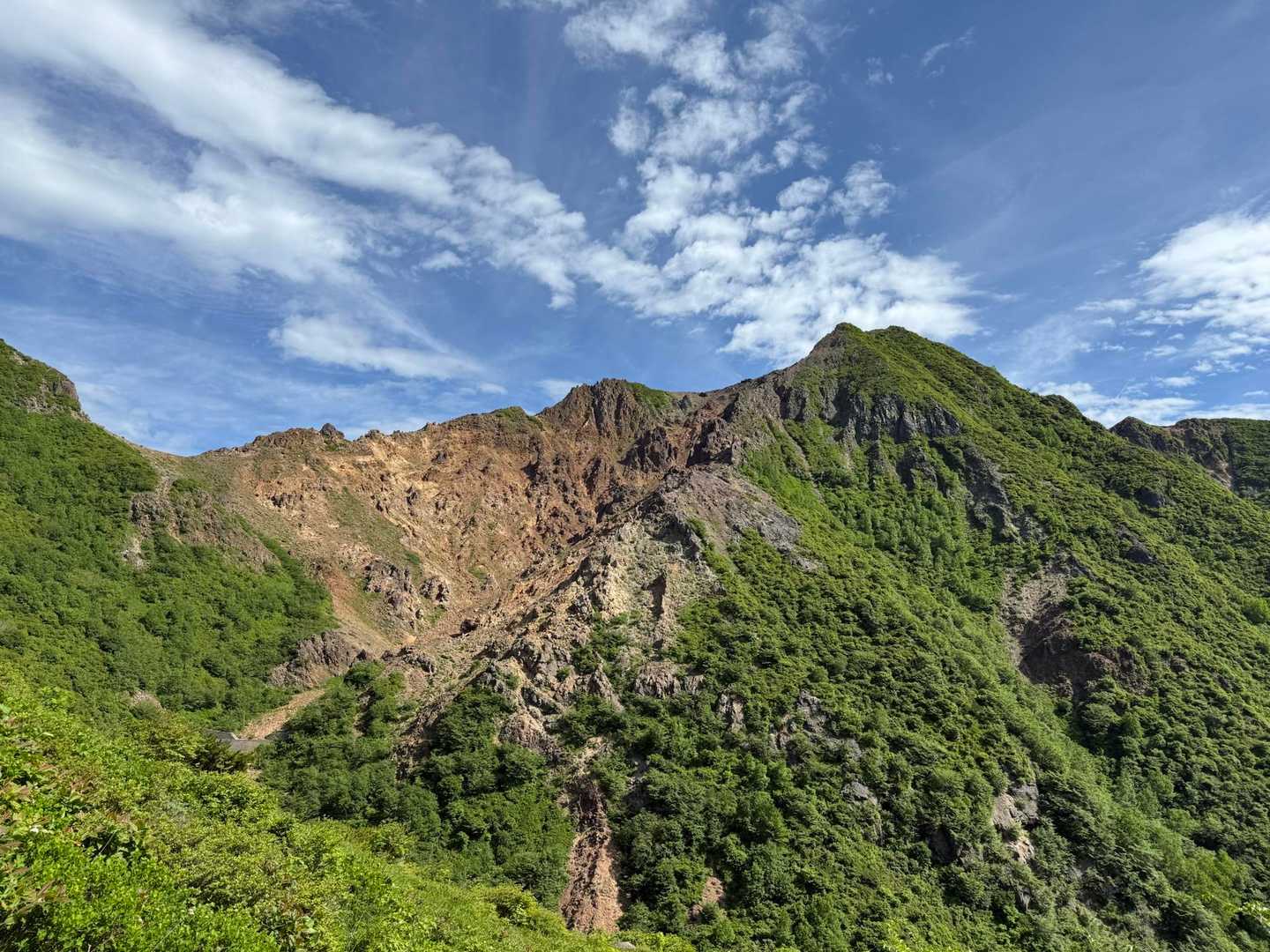 峠の茶屋登山口-朝日の肩-朝日岳 往復コースの写真