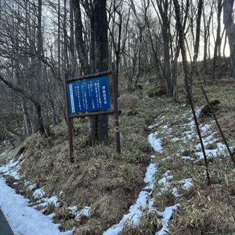 駐車場から徒歩1分で登山口