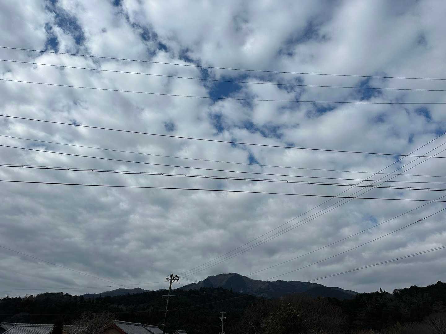 予想してたより雲が多い☁️
これから登る西教山が見えてます⤴︎