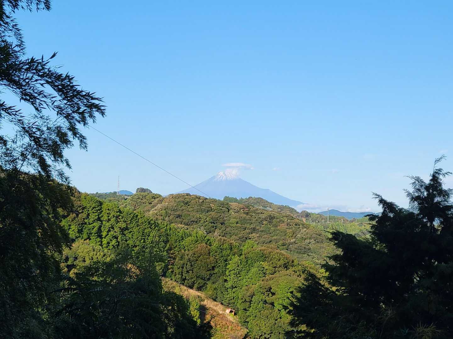 八幡富士展望台からの富士山