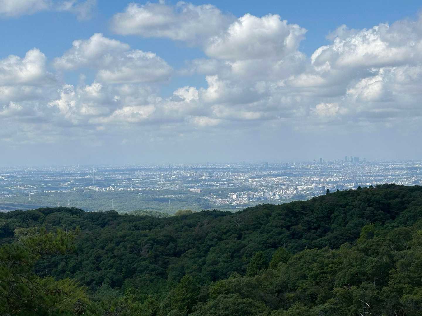 元岩巣山〜岩巣山の稜線から
この日1番の眺めでした