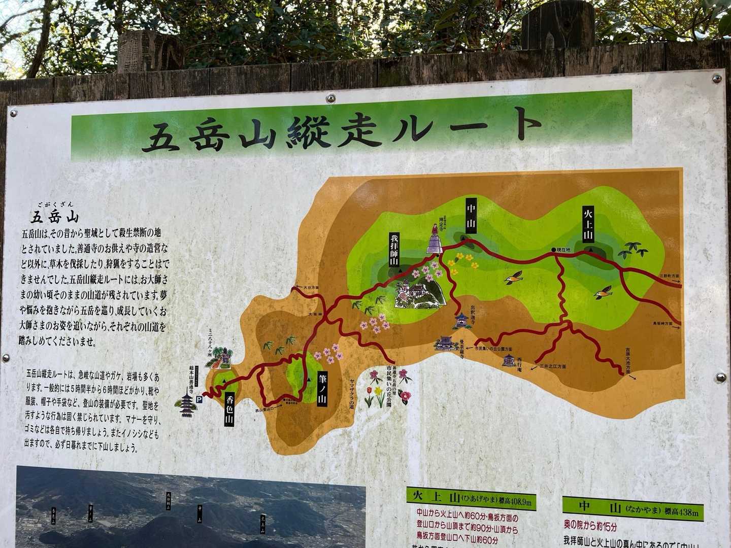 右から左へ縦走するよ