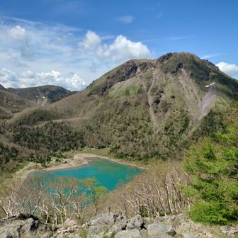 五色山から五色沼と奥白根