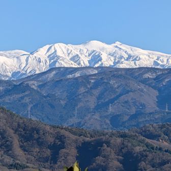 獅子岩からの白山