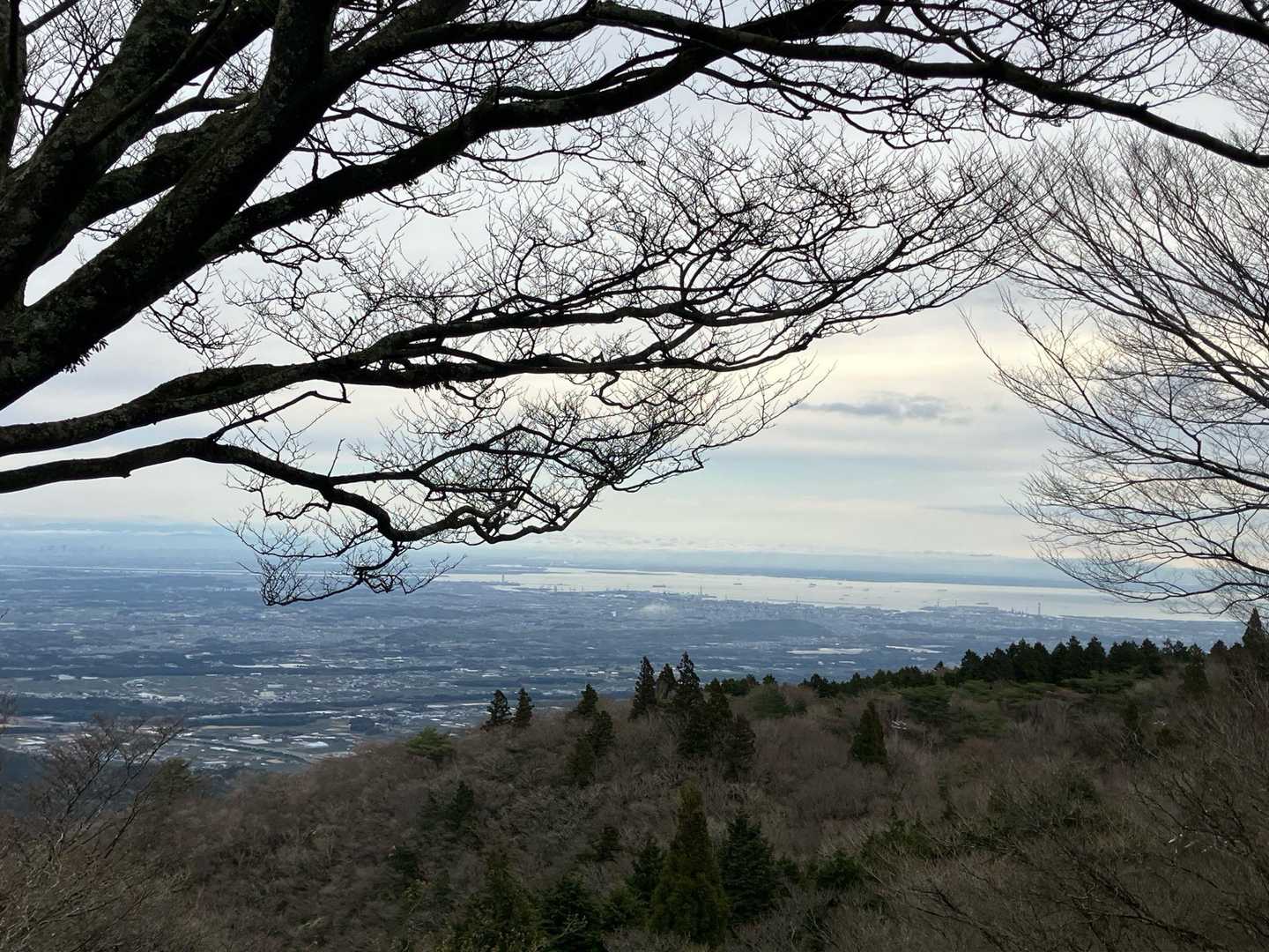 海側も広く眺望あり