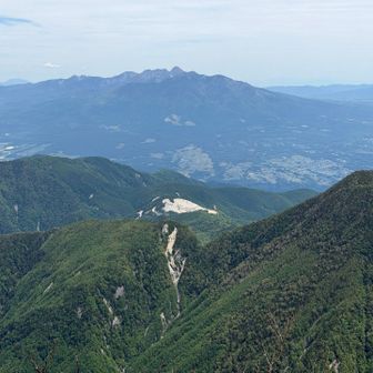 先週行った日向山。日向山だけ白いね。
奥に見えるは先週見てなかった八ヶ岳。本当にあったんだ〜
