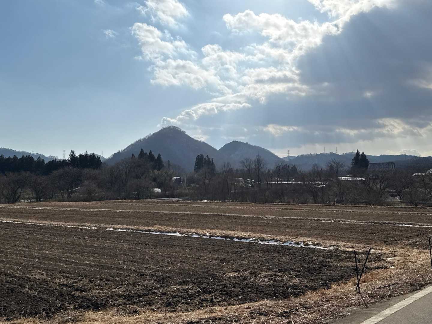 大倉山と楯山