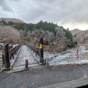 箒沢公園橋  振り返って撮影