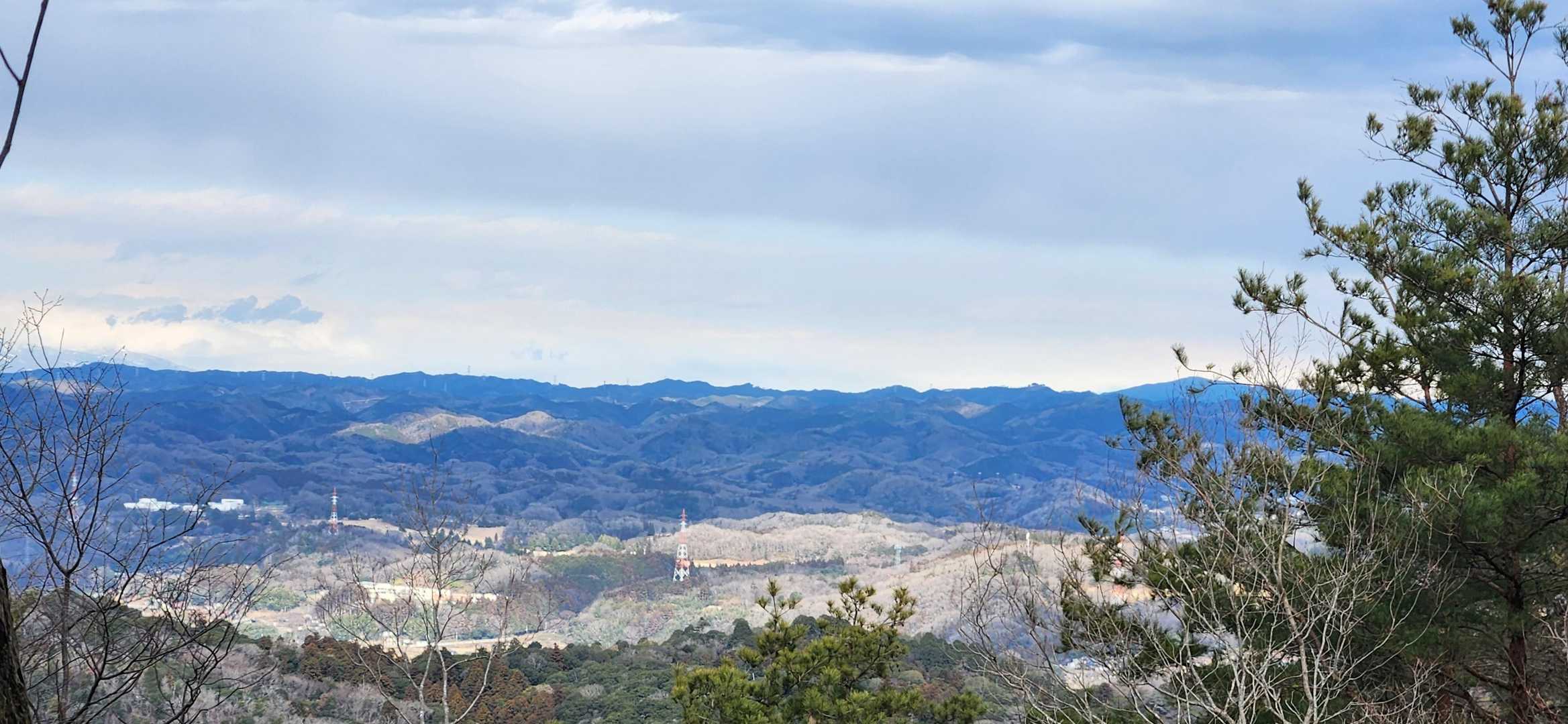 東登山口-御前山-西登山口-赤沢富士-白山-白山神社登山口 周回コースの写真