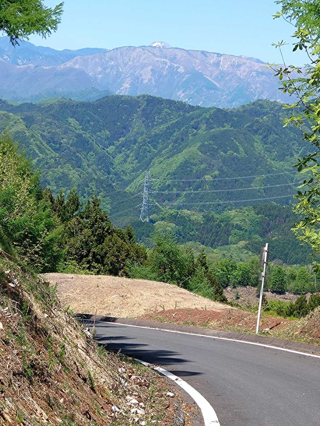 林道から日光白根山🏔️