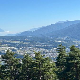 富士山と甲斐駒