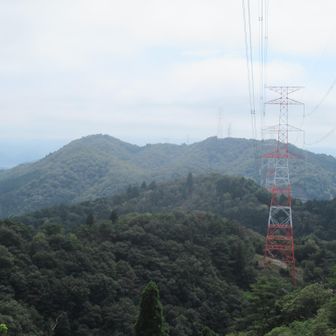 南側の岩間山方面も眺めて