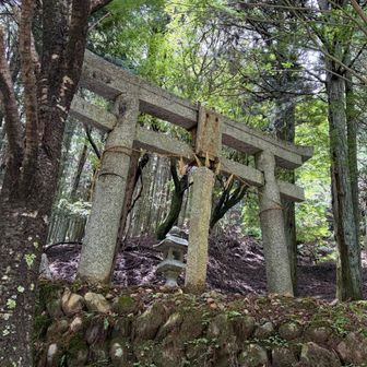 伊勢三山の一つの堀坂山に、お参りです。