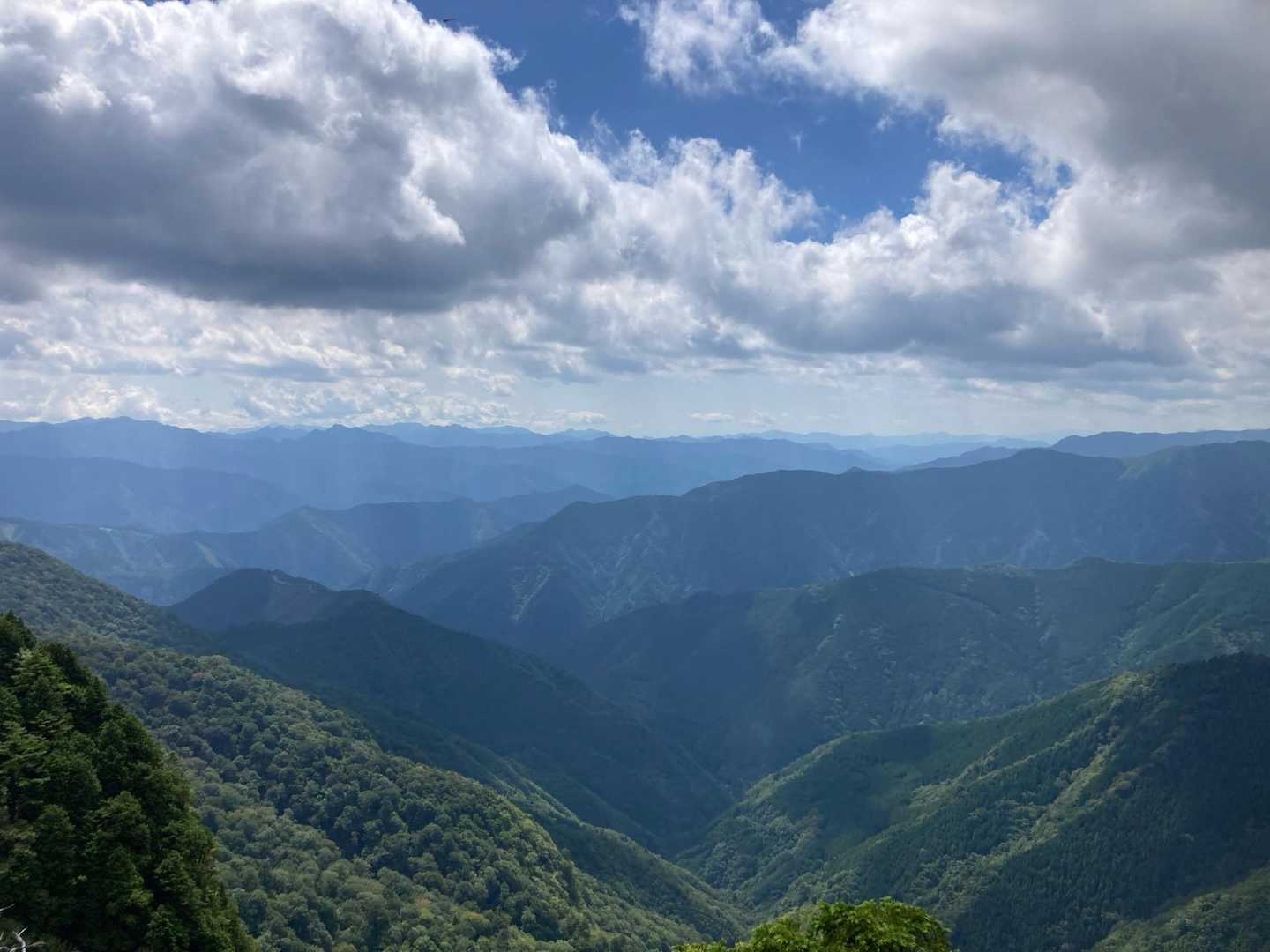 大普賢岳 往復コースの写真