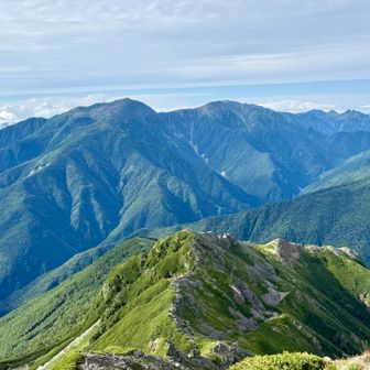 荒川三山も間近です😊