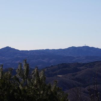 神峰山と高鈴山
